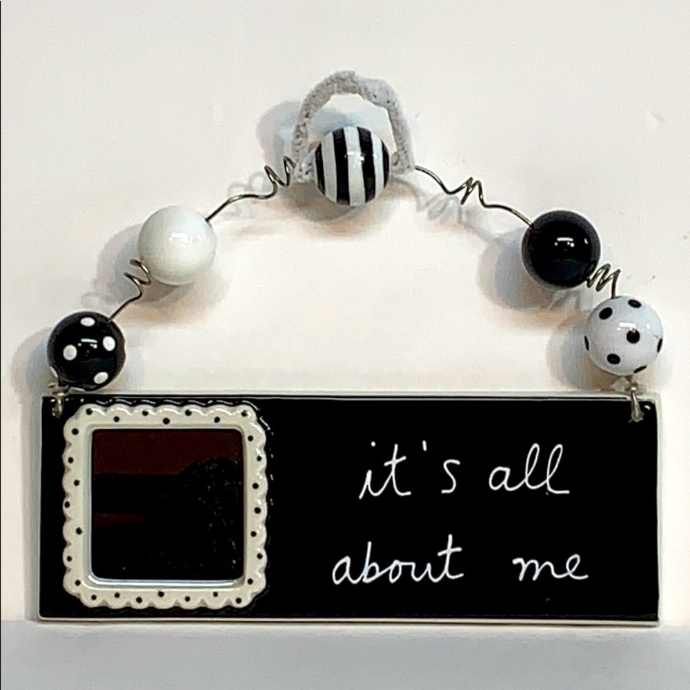 Sandra Magsamen Department 56 Black & White Plaque